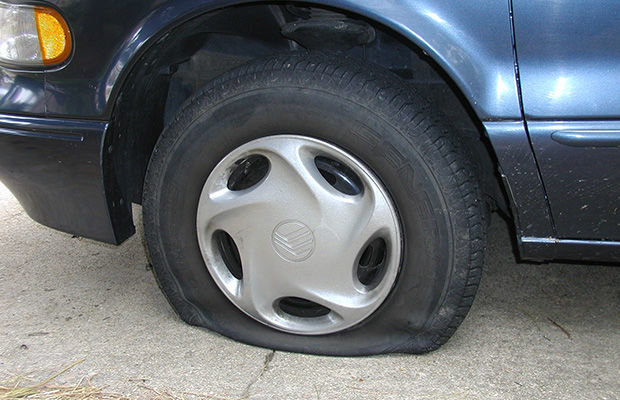 CAR FLAT TYRE