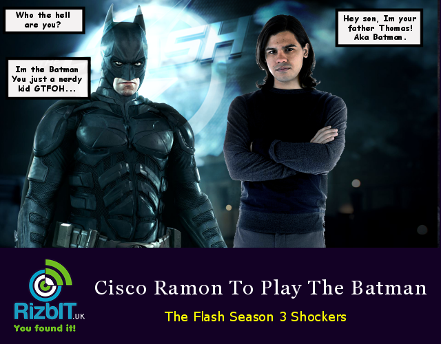 Cisco Ramon To Play Batman and Thomas Wayne in Flash Season 3
