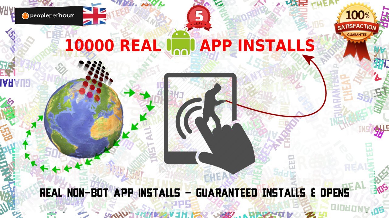 10K Real Android App Installs