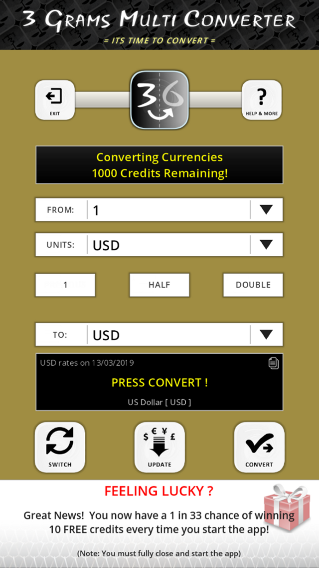 3 grams currency converter