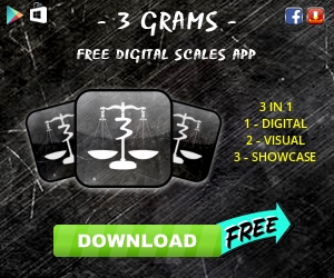 3 grams digital scales app