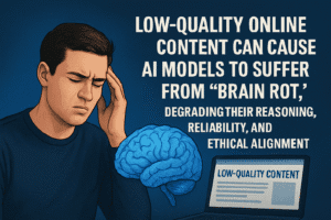 Junky Online Content Gives AI Models Brain Rot Too