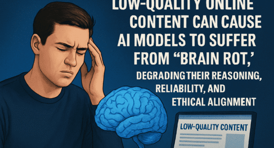 Junky Online Content Gives AI Models Brain Rot Too