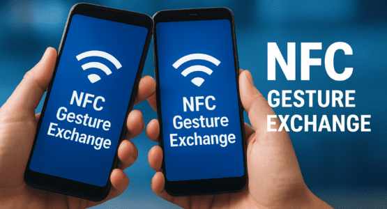 Android NFC Gesture Exchange Chases Apple's NameDrop