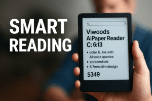 Viwoods AiPaper Reader C: AI Color E-Ink Debut
