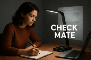 Check Mate Desk Lamp: Your Study Partner