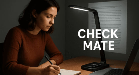 Check Mate Desk Lamp: Your Study Partner