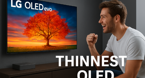 LG's Wireless OLED TV Is So Thin It Disappears