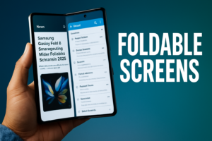 Wider Foldable Screens: The 2025 Smartphone Revolution