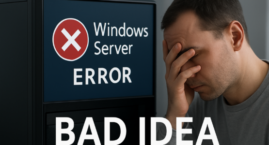 Why Running Windows Server at Home Is a Bad Idea